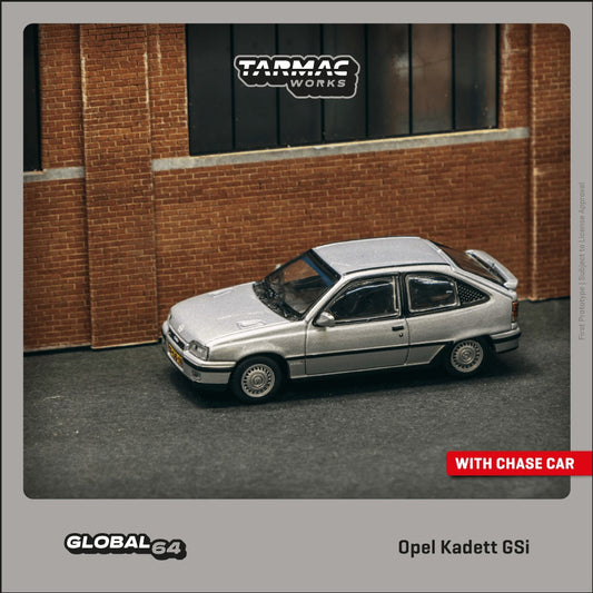 Tarmac Works - Pre-Order - Opel Kadett GSi, silver - T64G-065-SL