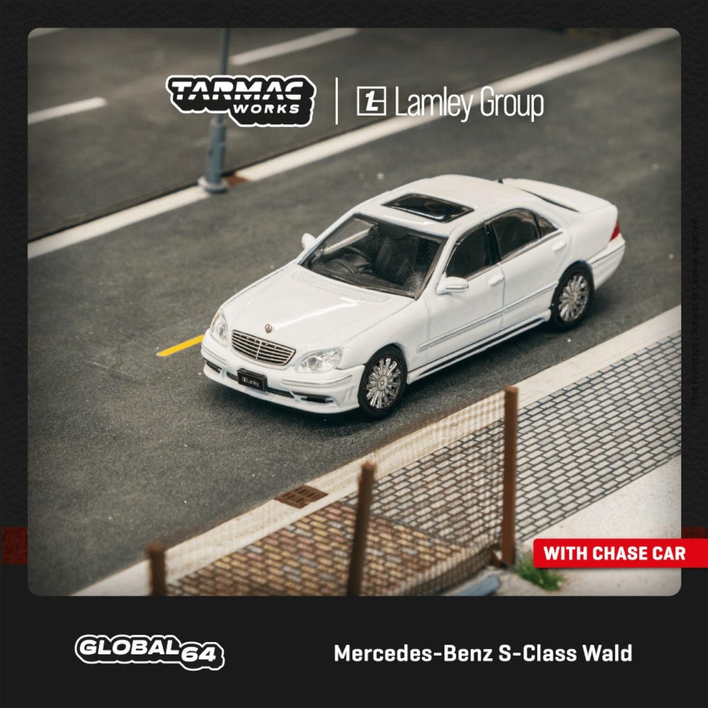 Tarmac Works - Pre-Order - Mercedes-Benz S-Class Wald, alabaster white - T64G-072-WH