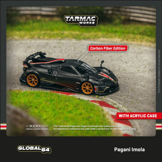 Tarmac Works - Pagani Imola, matt black carbon fiber - T64G-TL046-BCF