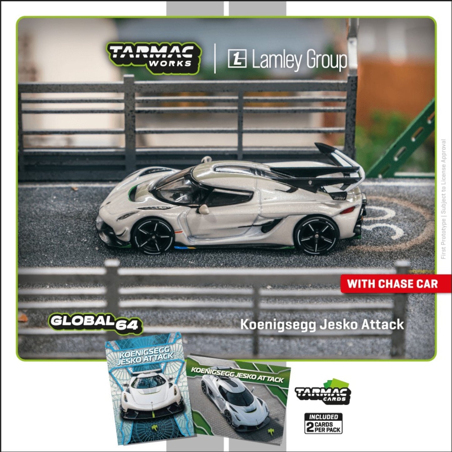 Tarmac Works - Pre-Order - Koenigsegg Jesko Attack, white - T64G-TL052-WH