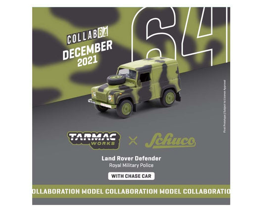 Tarmac x Schuco - Land Rover Defender Royal Military Police, camouflage - T64S-012-CAM