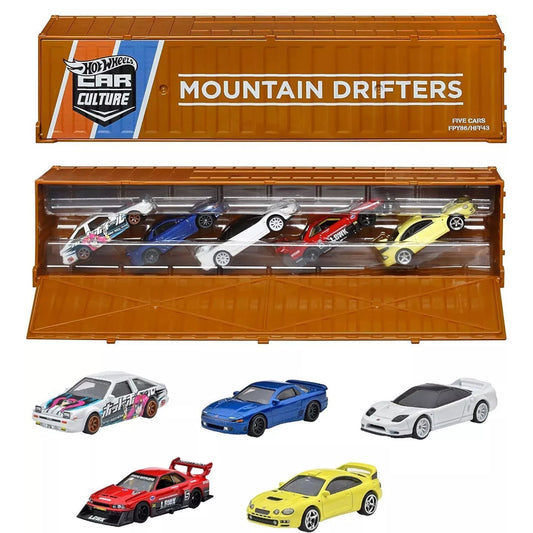 Hot Wheels 2022 - Mountain Drifters - Container Set - 5x Modelle - HFF43