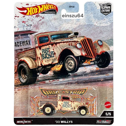 Hot Wheels 2023 - Drag Strip - ´33 Willys Pick Up - HCJ88 - 1:64 - Car Culture