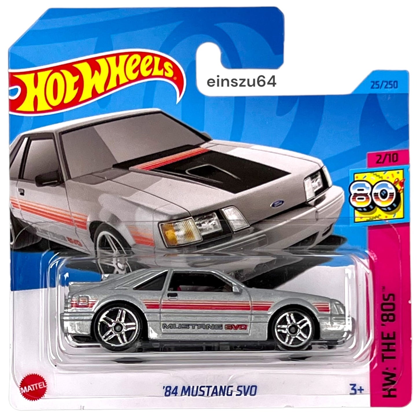 Hot Wheels 2023 - ´84 Mustang SVO - The 80´s 2/10 - HKG80 - 25/250 - 1:64