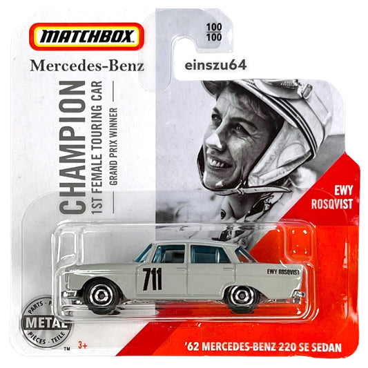 Matchbox 2019 - ´62 Mercedes-Benz 220 SE Sedan - GKM52 - 100/100 - 1:64