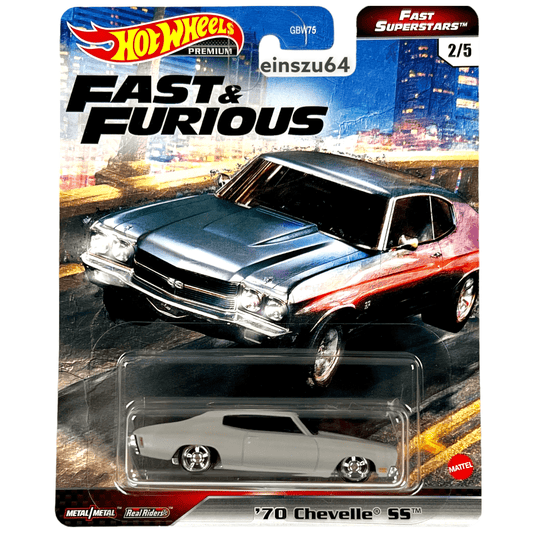 Hot Wheels 2021 - Fast & Furious - Fast Superstars - ´70 Chevelle SS - GRL81