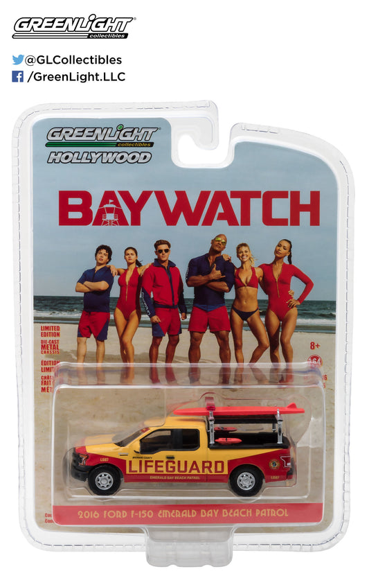 Greenlight - Ford F-150 Beach Patrol - Baywatch (2017) - 44760-F - Hollywood - 1:64