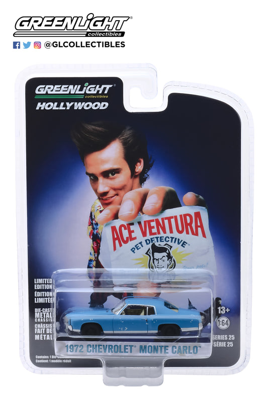 Greenlight - 1972 Chevrolet Monte Carlo - Ace Ventura - 44850-F 1:64 - Hollywood