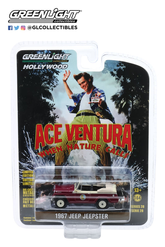 Greenlight - 1967 Jeerp Jeepster - ACE Ventura - 44880-F - 1:64 - Hollywood 28