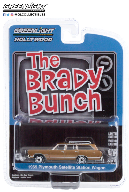 Greenlight - 1969 Plymouth Satallite Station Wagon - The Brady Bunch  - 44890-B