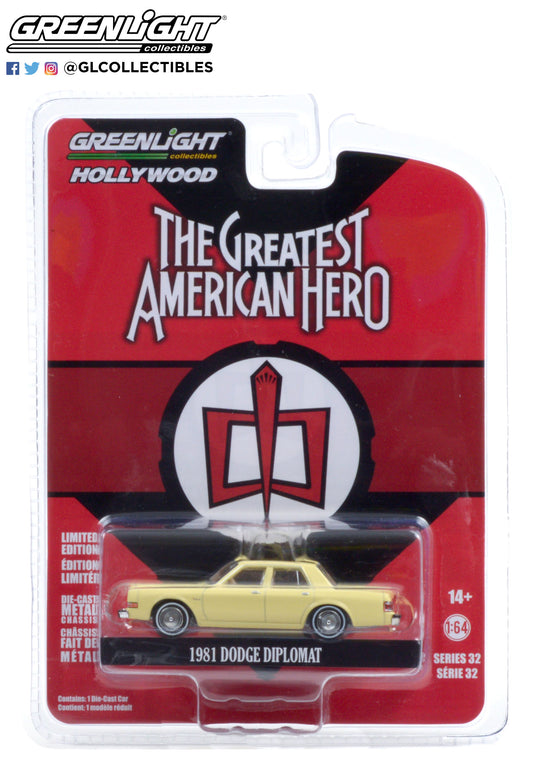 Greenlight - 1981 Dodge Diplomat - The Greatest American Hero - 44920-A  - 1:64