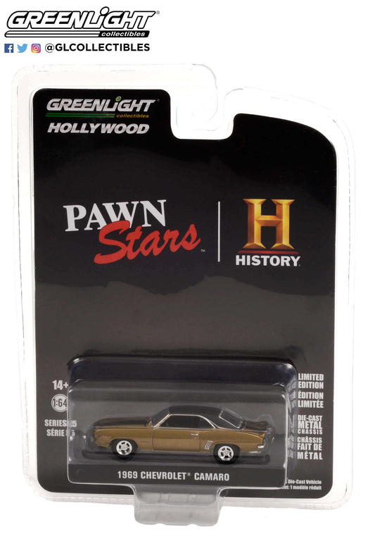 Greenlight - 1969 Chevrolet Camaro Z/28 - Pawn Stars - 44950-C - 1:64 - Hollywood 35