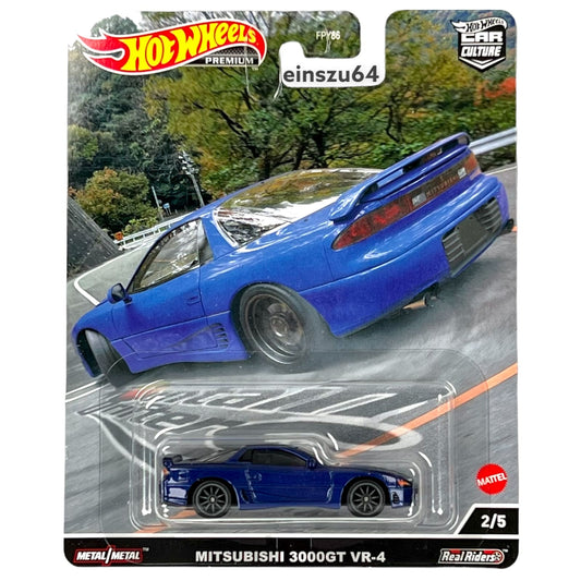 Hot Wheels 2022 - Mountain Drifters - Mitsubishi 3000 GT VR-4 - HCJ98 - 1:64