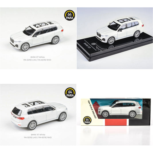 Para64 - BMW X7 White - PA-55192 (LHD) - 1:64