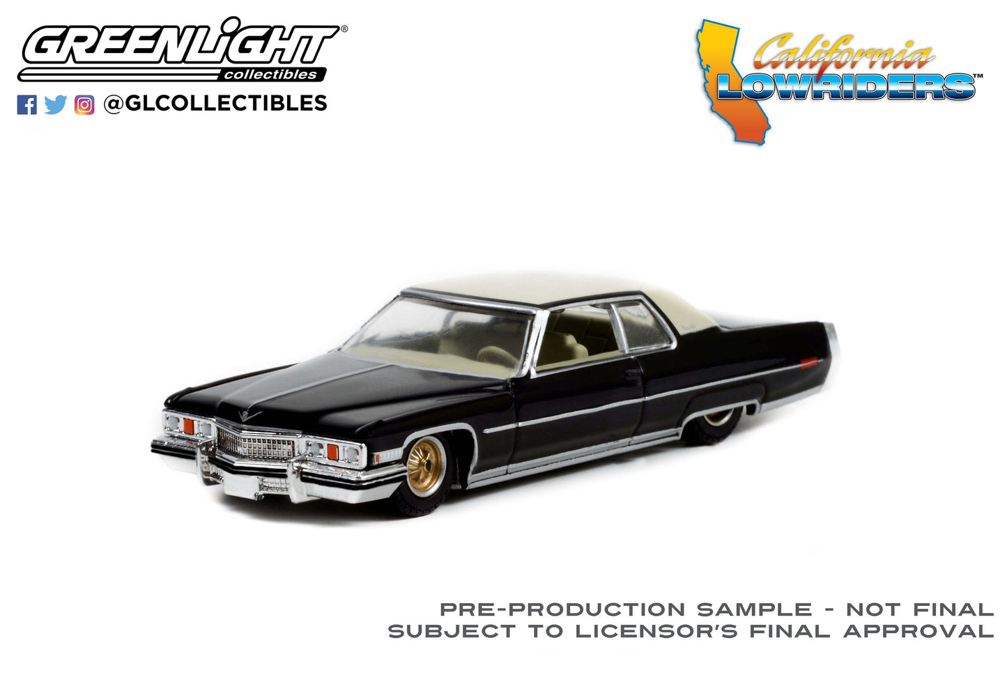 Greenlight - 1973 Cadillac Coupe Deville - California Lowriders 1 - 63010-E - 1:64