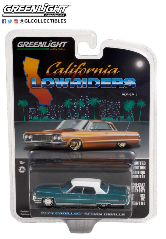 Greenlight - 1973 Cadillac Sedan Deville - California Lowriders 1 - 63010-F - 1:64