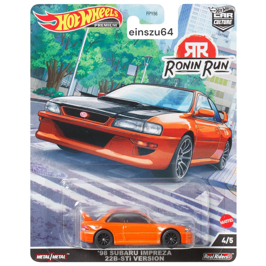 Hot Wheels 2023 - Ronin Run - ´98 Subaru Impreza 22B-STi Version - HCK14 - 1:64