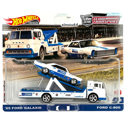 Hot Wheels 2022 - Team Transport - ´65 Ford Galaxie + Ford C-800 - #38 - HCR33 - 1:64